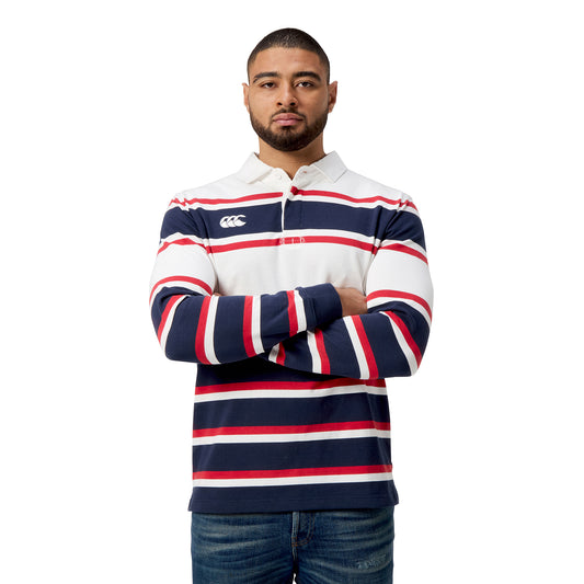 Engineered Stripe Jersey H1 25 - egret