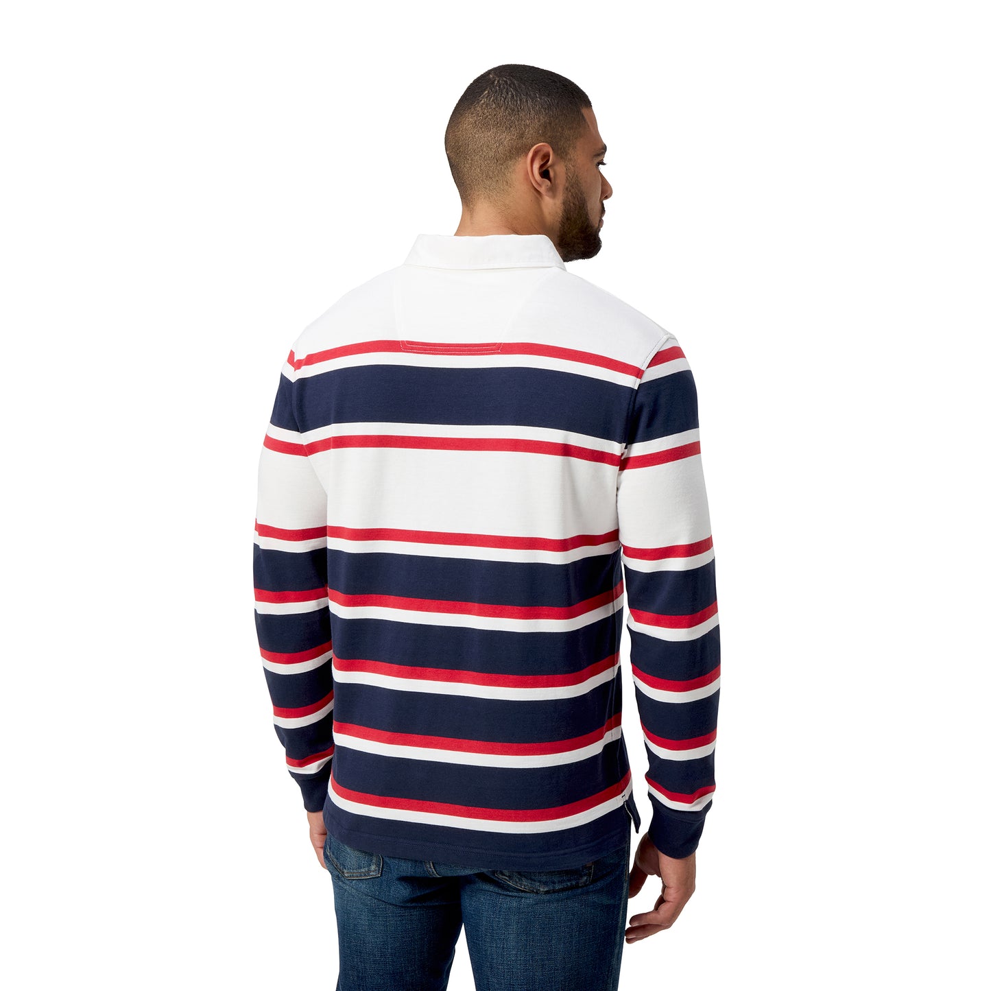 Engineered Stripe Jersey H1 25 - egret
