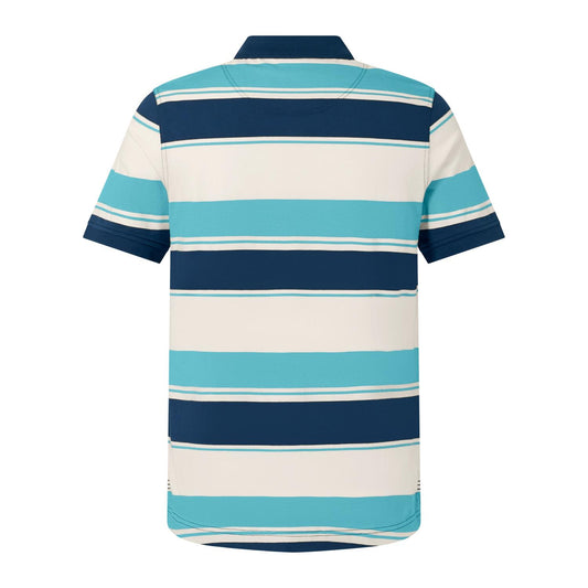 Yarn Stripe Polo - storm blue