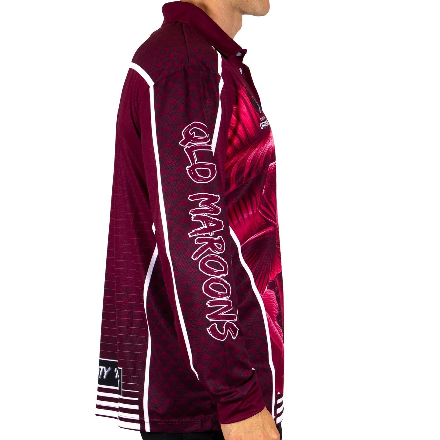 SOO QLD Barracuda Fishing Shirt