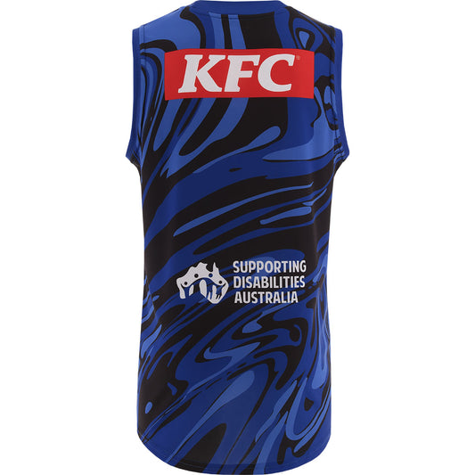 Bulldogs Training Singlet 2026 - blue