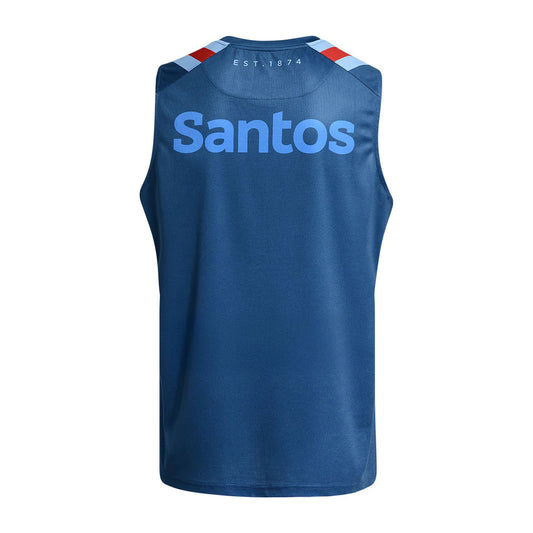 Waratahs Training Singlet 2026 - thunder/camb blue