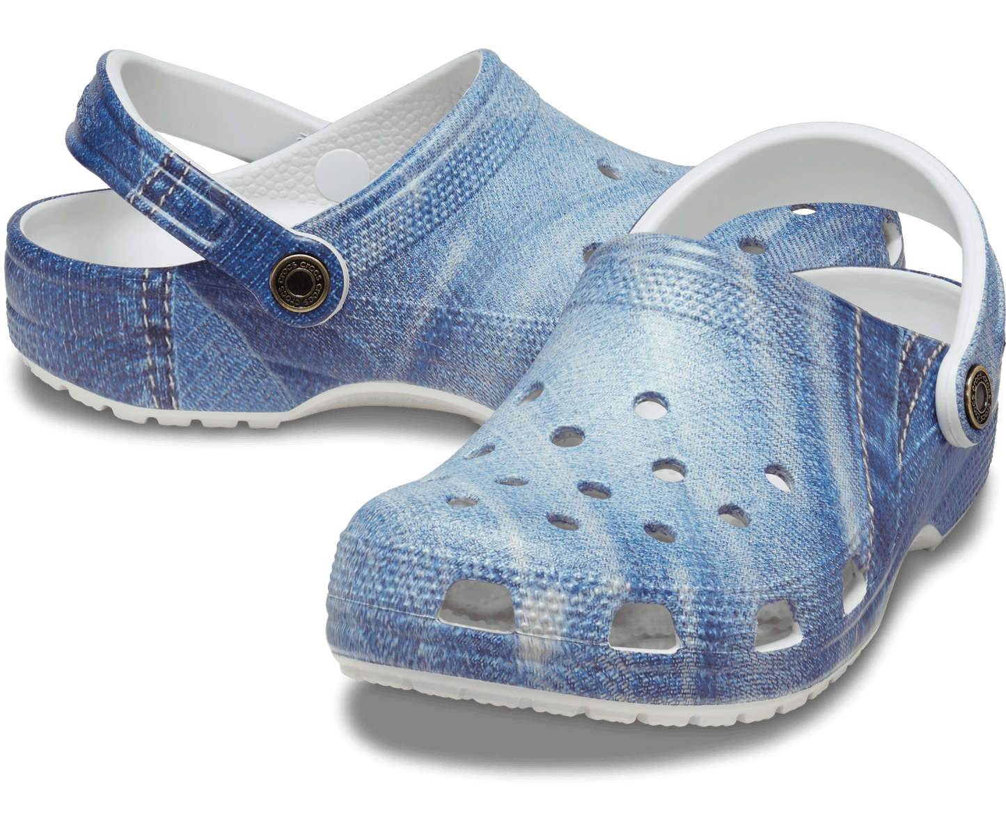 Classic Denim Clog - moonlight