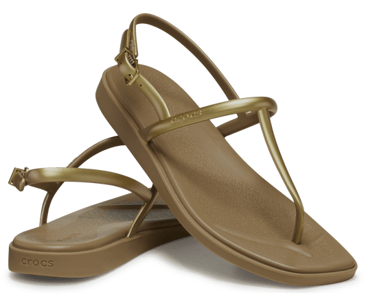 Miami Metallic Thong Flip - sepia