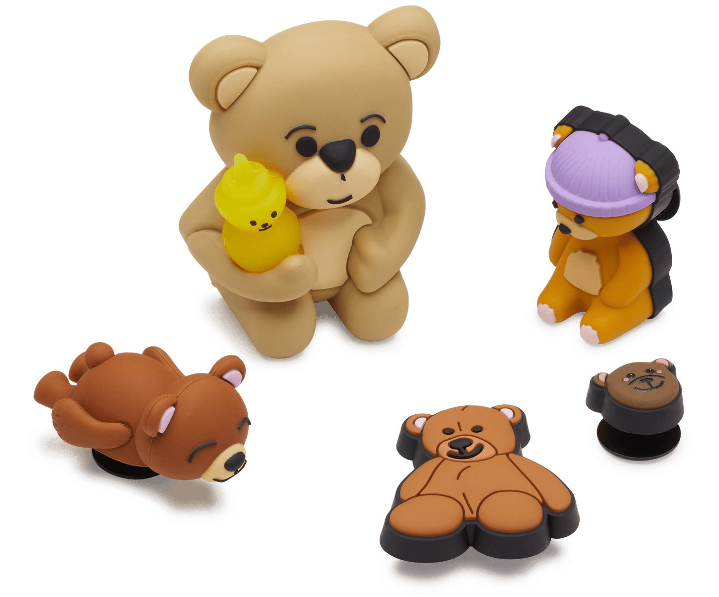 Jibbitz Bears Oh My - 5 pack