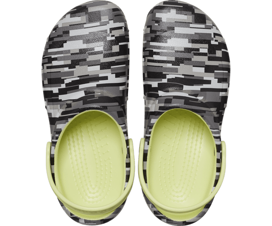 Bistro Graphic Clog - black/lime