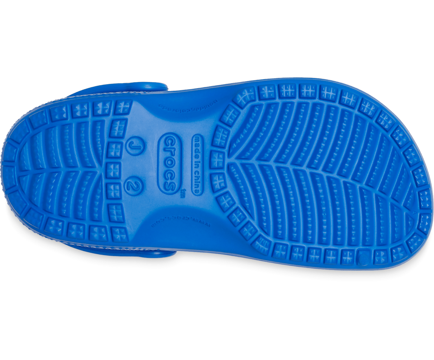 Classic Clog Kids - blue bolt