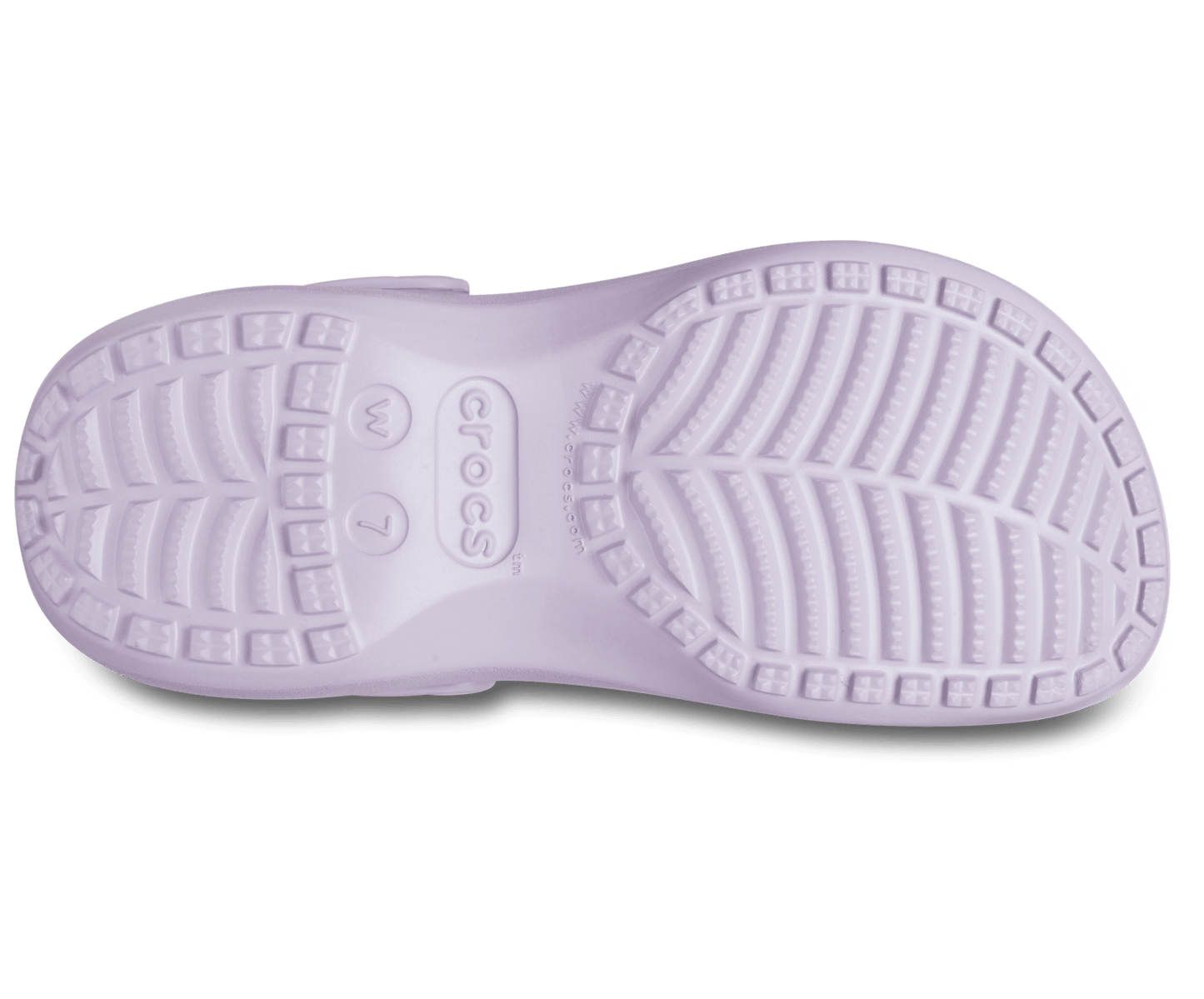 Platform Clog - mauve mist