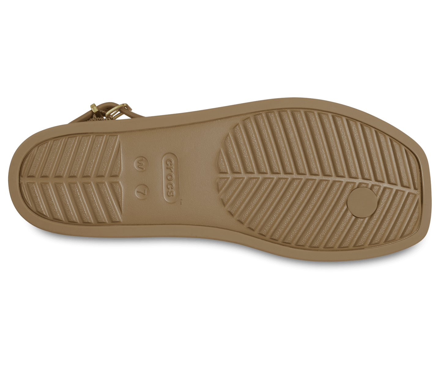 Miami Metallic Thong Flip - sepia