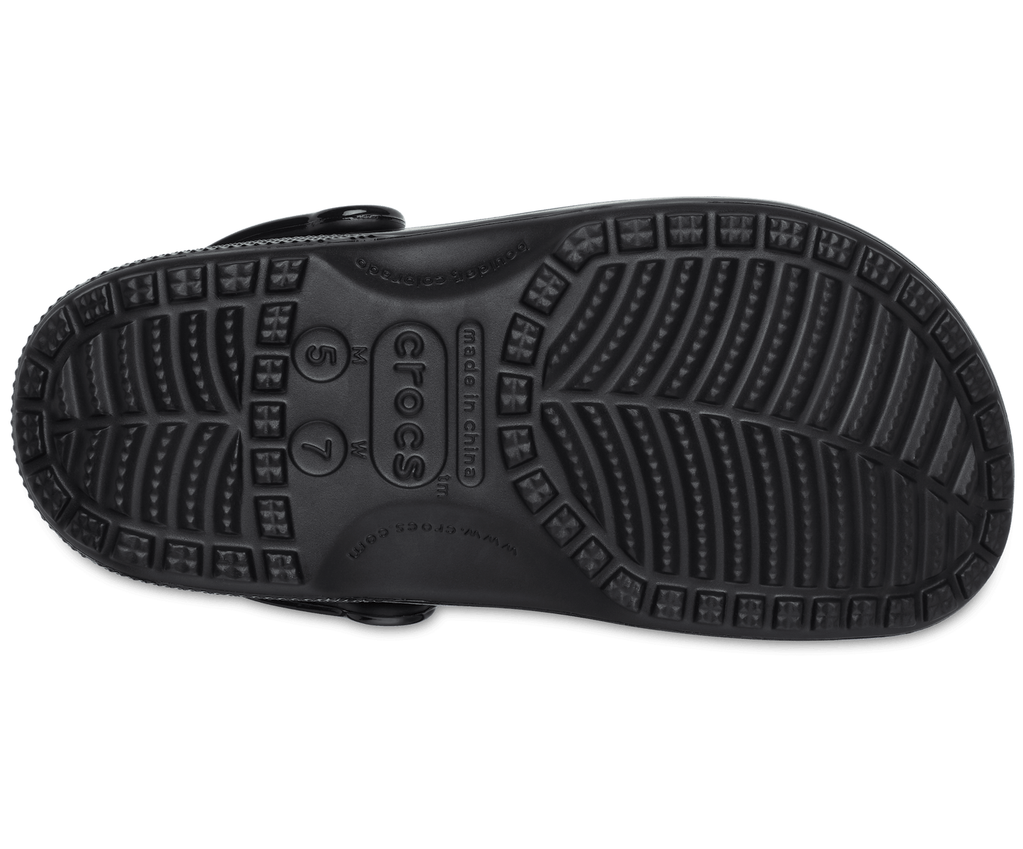 Classic High Shine Clog - black