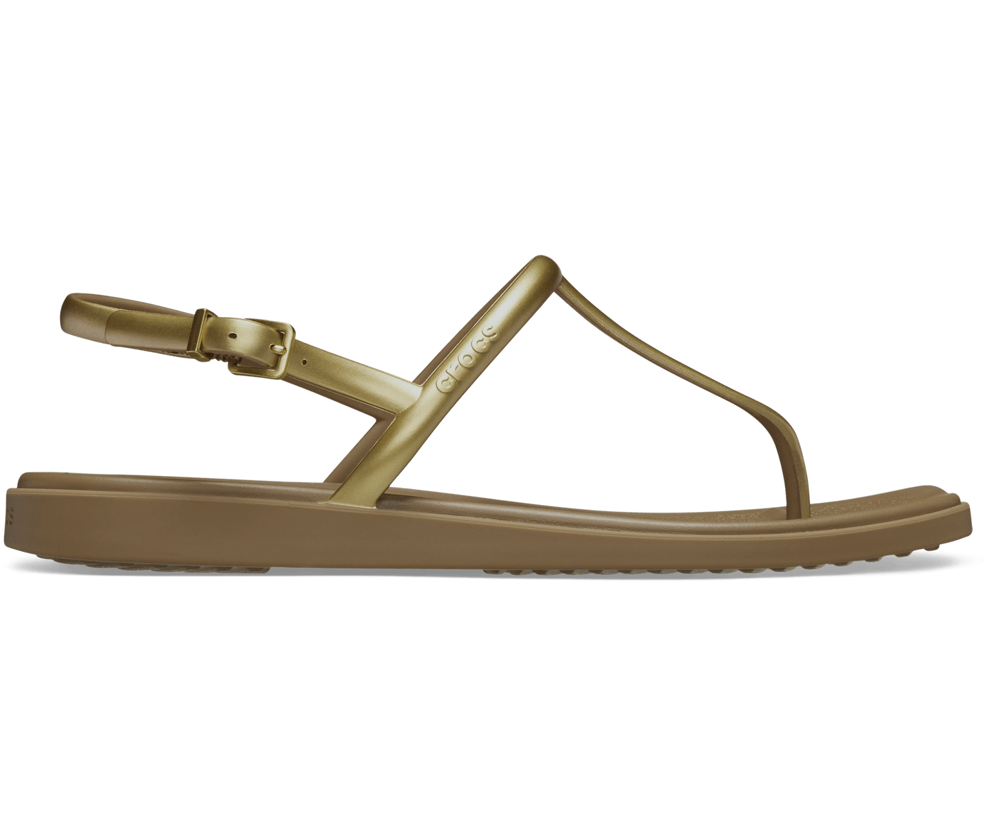 Miami Metallic Thong Flip - sepia