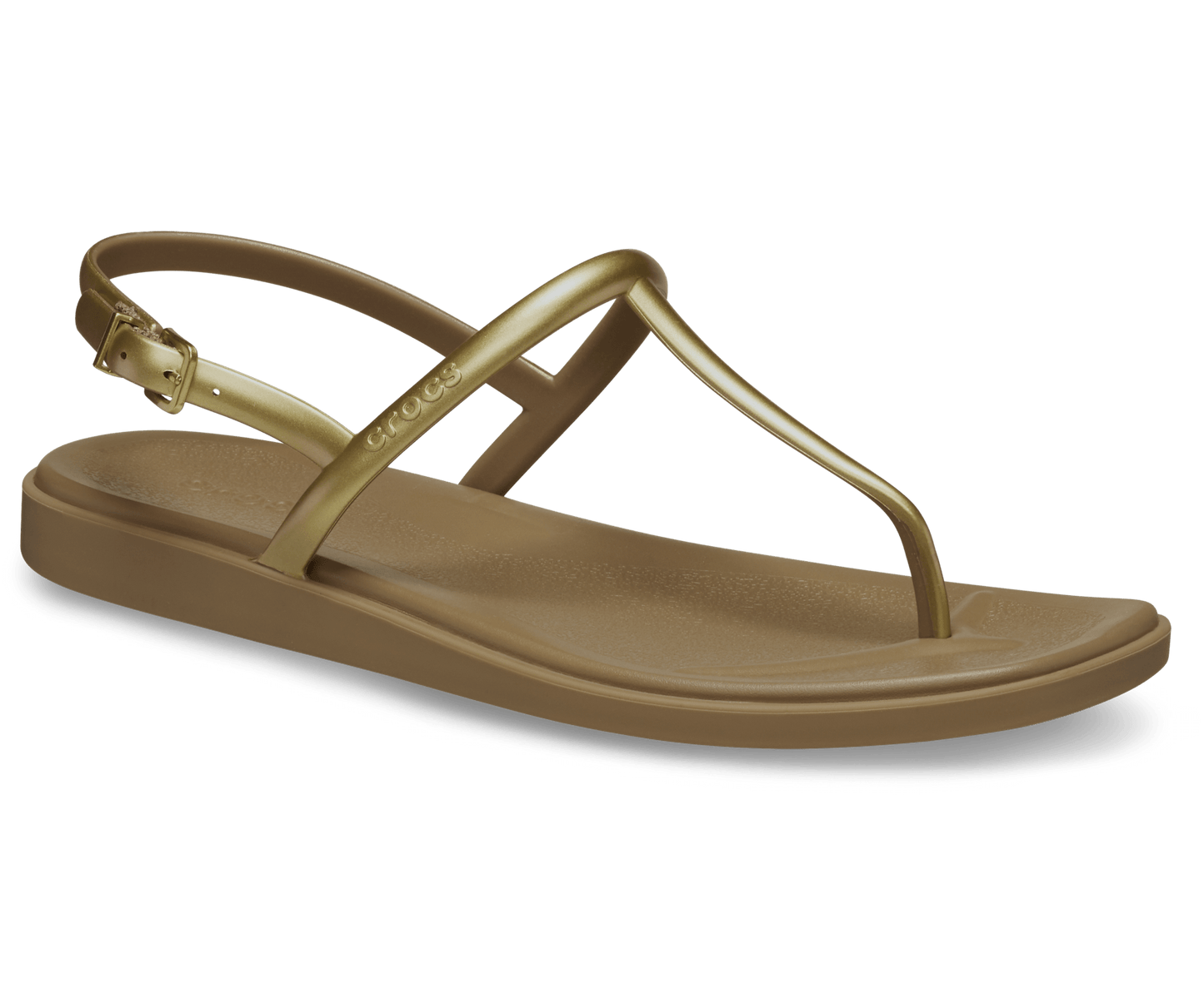 Miami Metallic Thong Flip - sepia