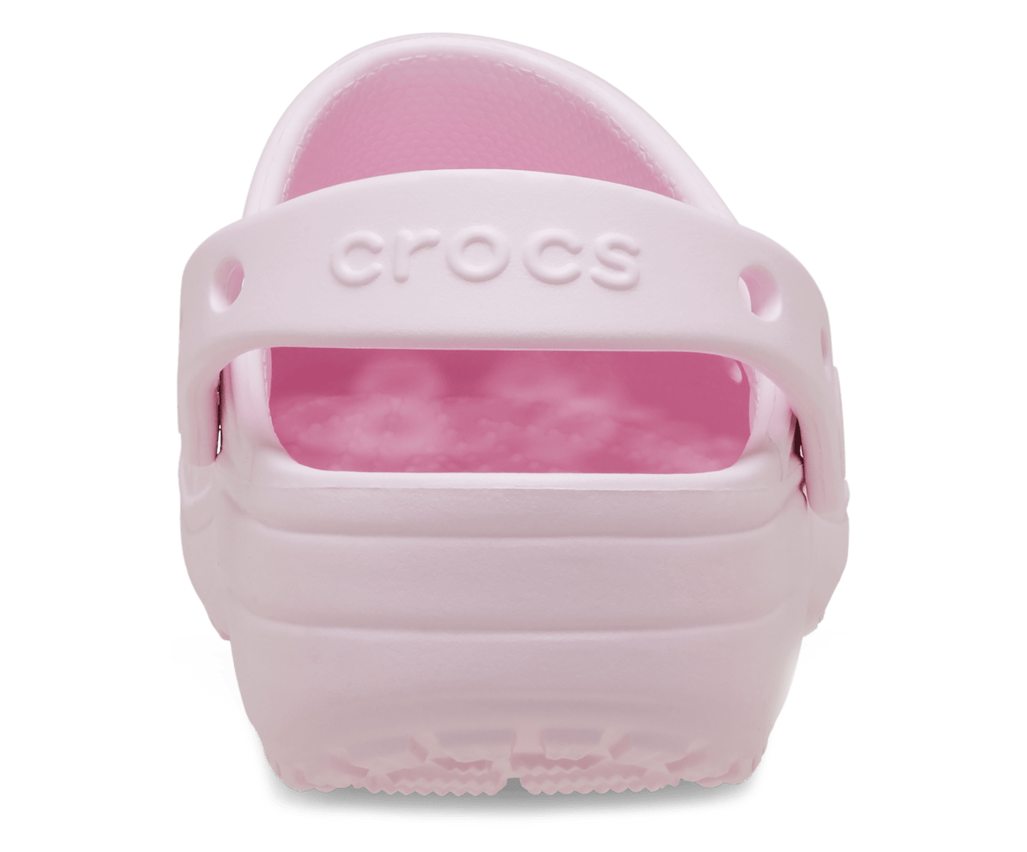 Classic Floral Cut Out Clog Toddlers - pink milk