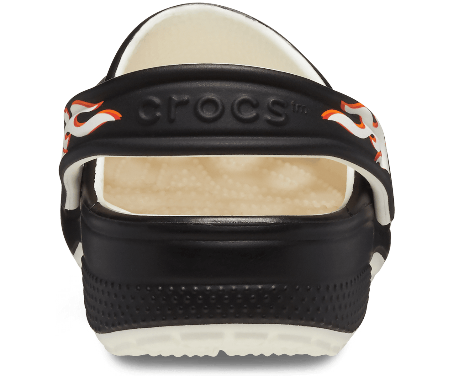Classic Glow Flames Clog Kids - blue glow