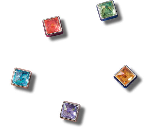 Jibbitz Triangle Gem - 5 pack