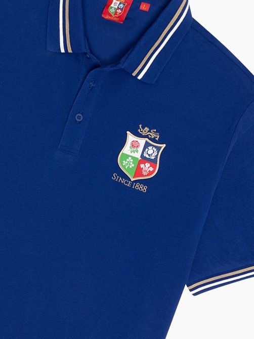 British & Irish Lions Tour Crest Polo 25 - navy