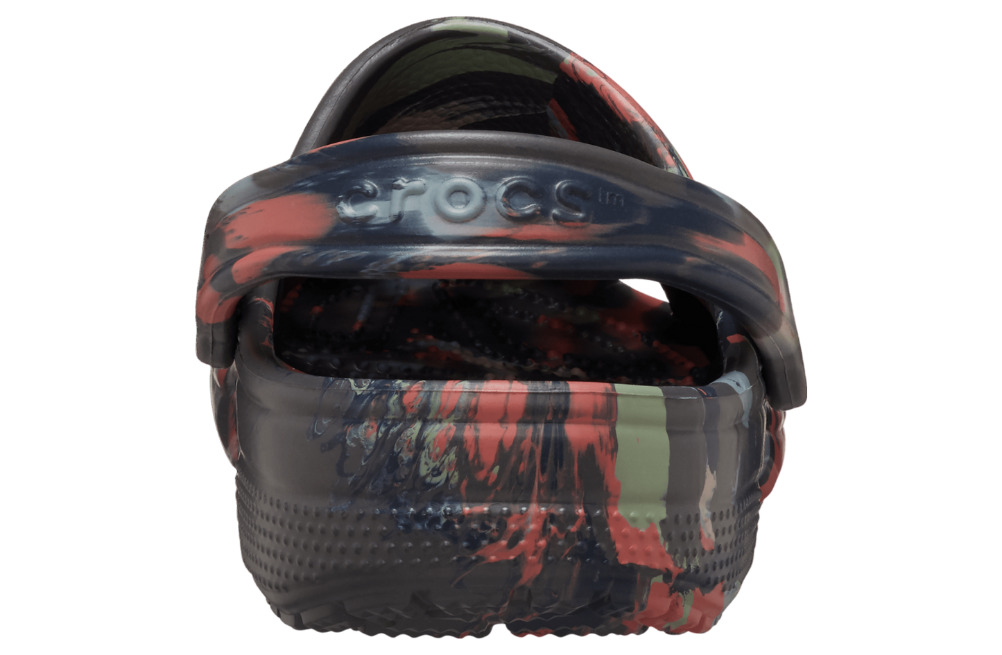Classic Marbled Clog - black sand/multi