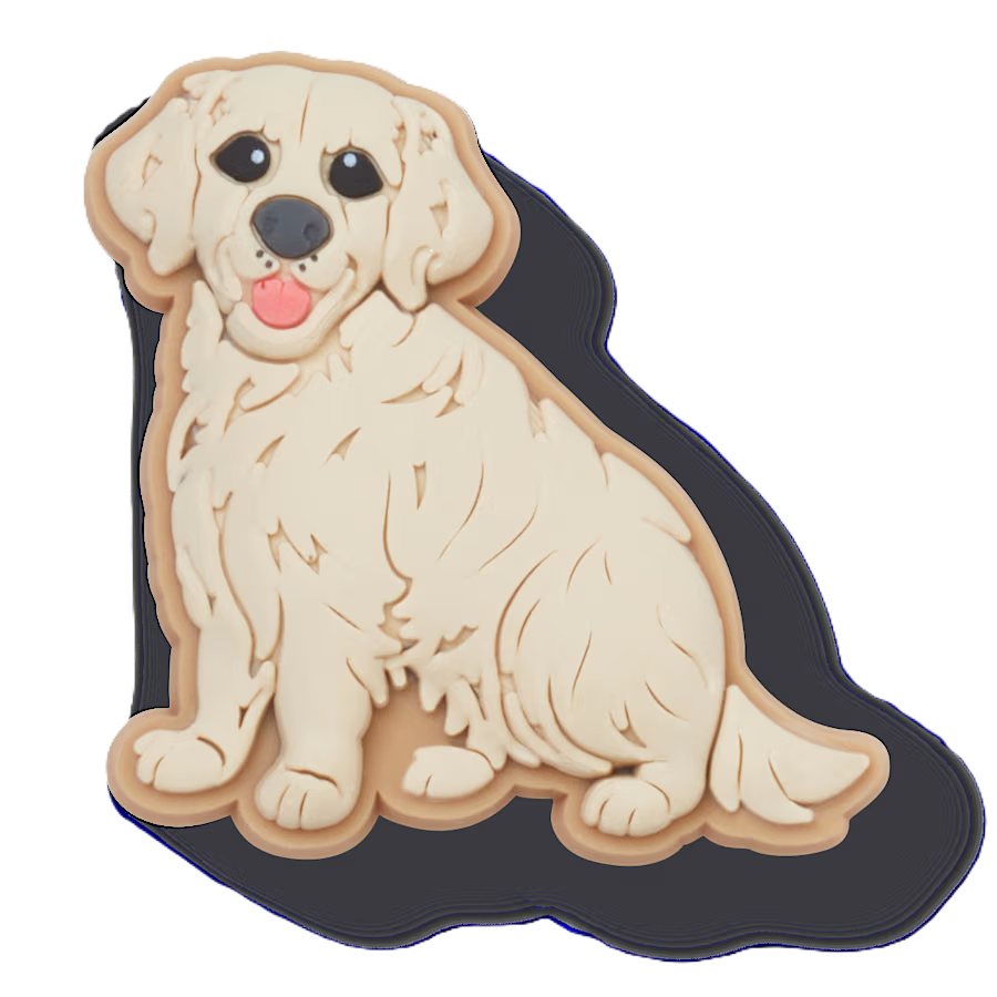 Jibbitz Golden Doodle Puppy