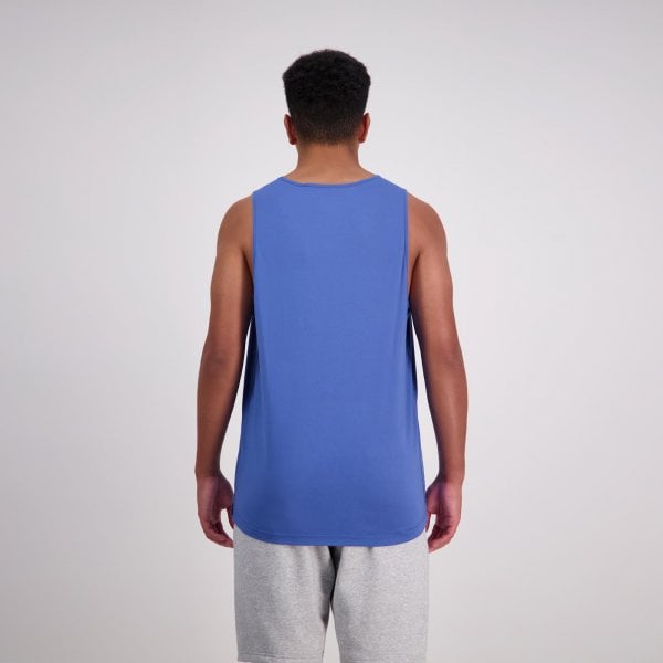 Brush Stroke Singlet - bright cobalt