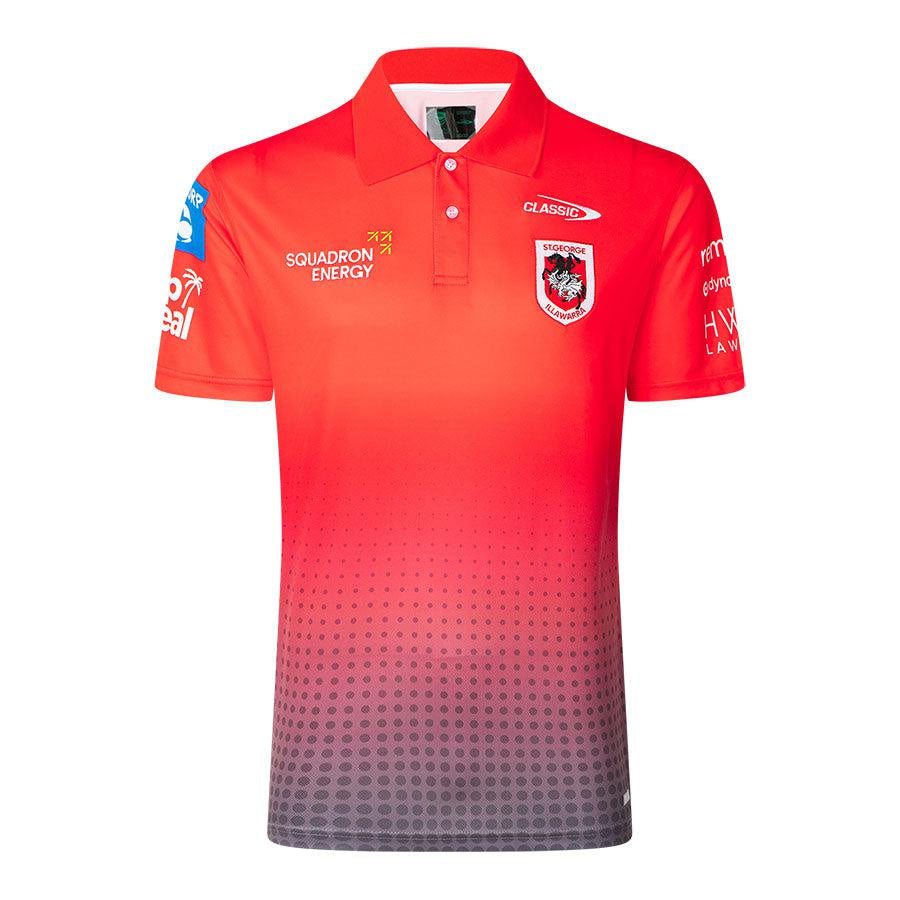 Media Polo Nrl Polo Shirts 2021 NRL Dragons Media Polo 2025 The