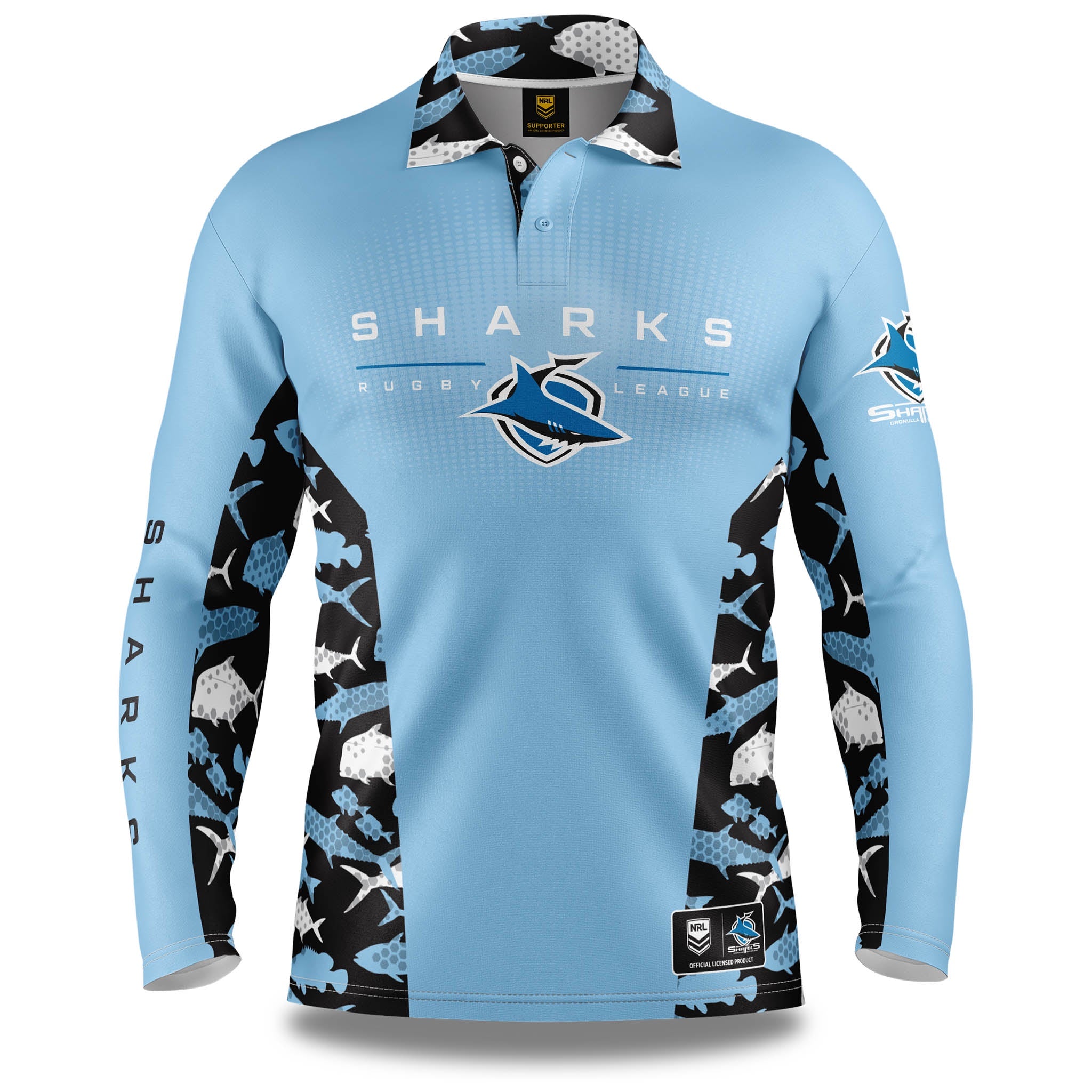 Buy Official Redcliffe Dolphins NRL Reef Runner Fishing Shirt – My Team  Shop