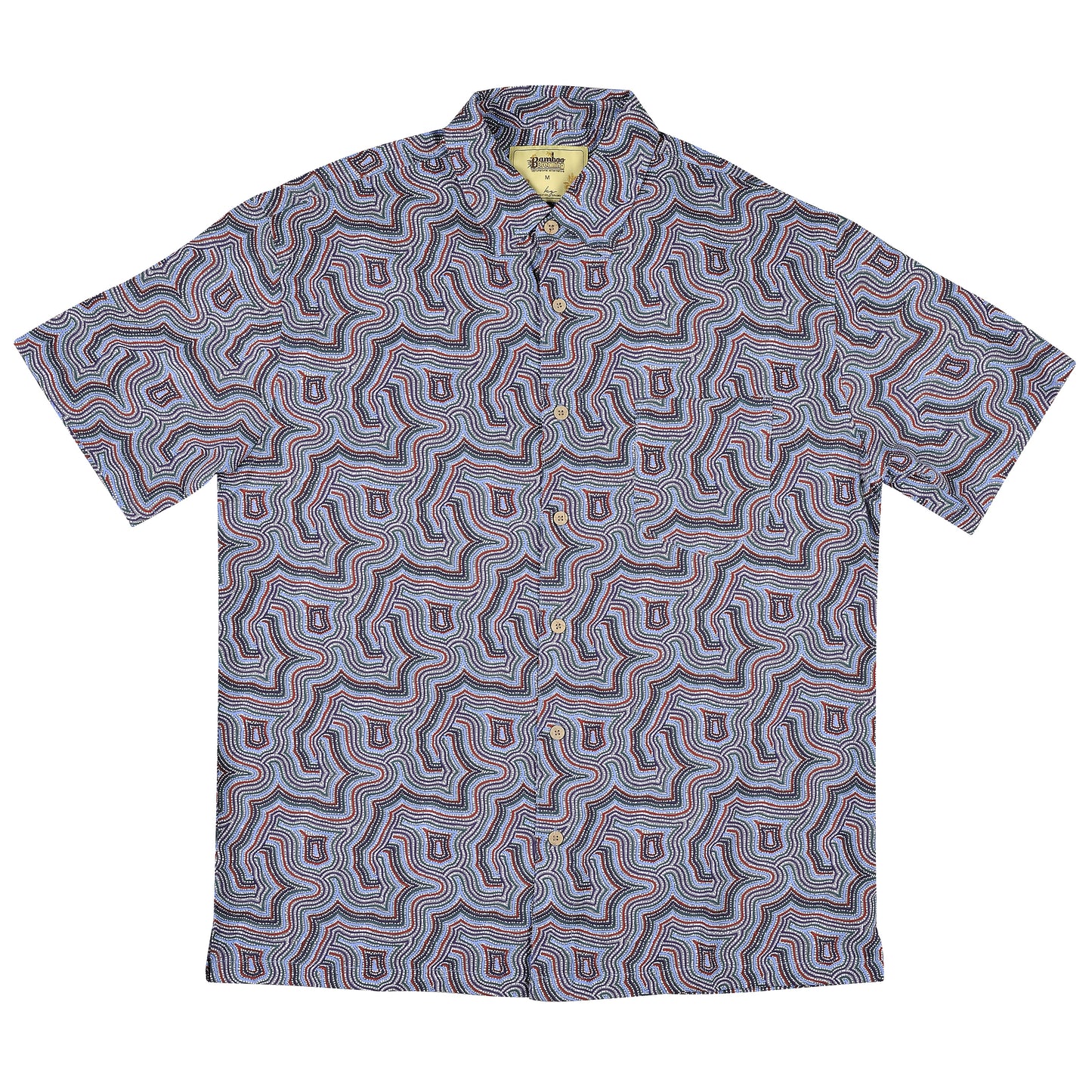 Bamboo Dreaming Shirt - Lukarrara Jukurrpa - The Rugby Shop Darwin