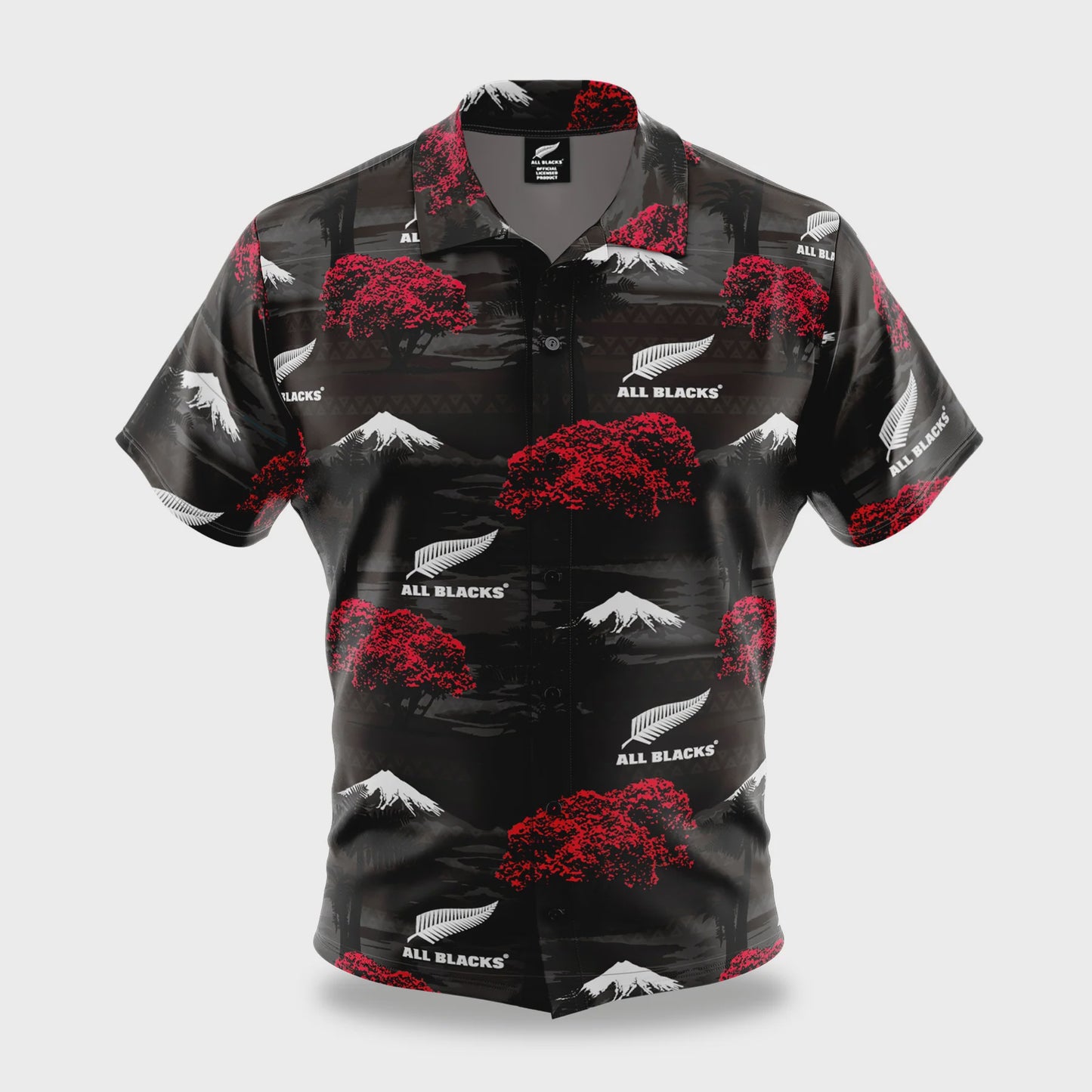 All Blacks Pohutukawa Hawaiian Shirt