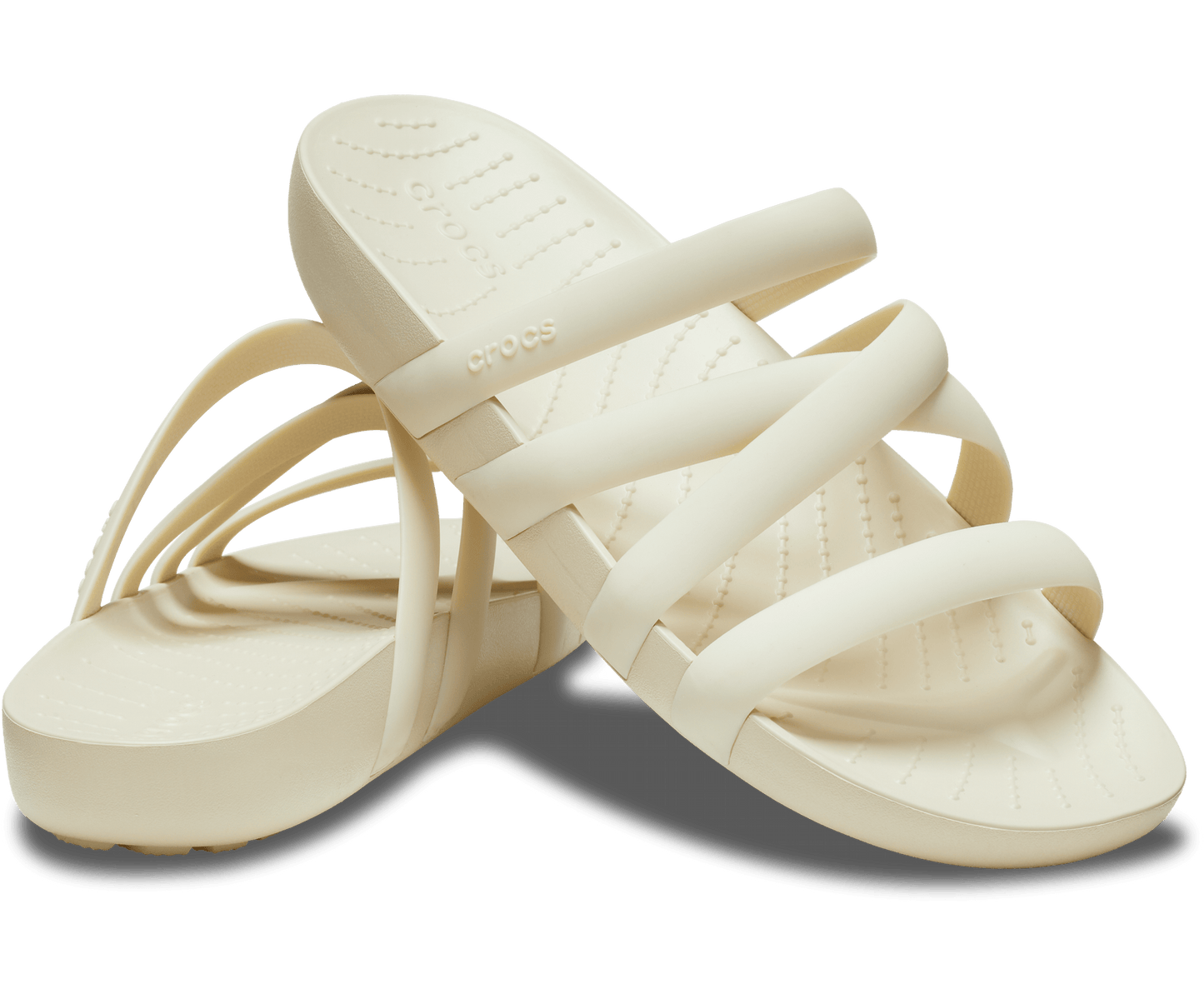 Splash Strappy Sandal - bone