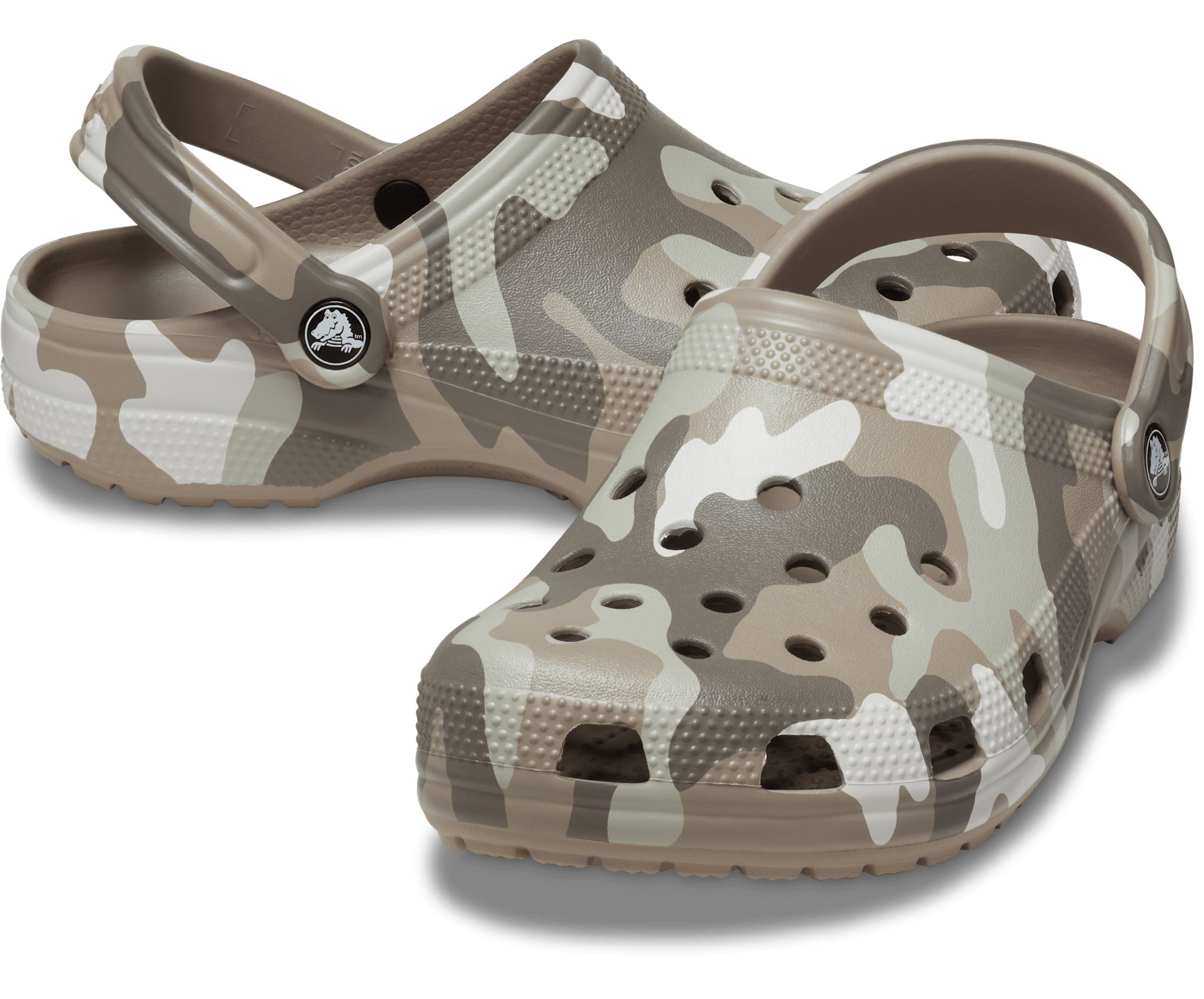 Crocs Classic Printed Camo Clog mushroom multi The Rugby Shop Darwin