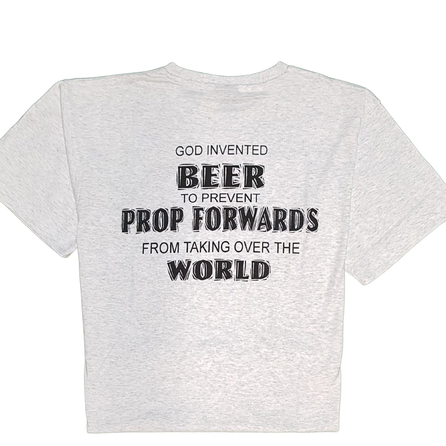 Rugby Tee-God invented beer - The Rugby Shop Darwin
