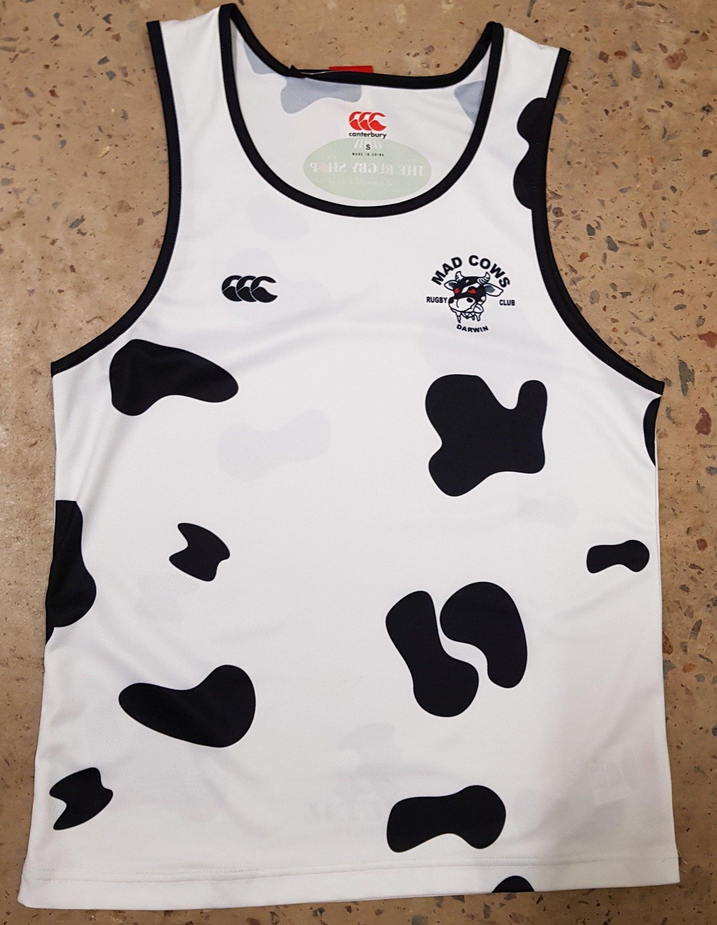 Mad Cows Singlet - The Rugby Shop Darwin