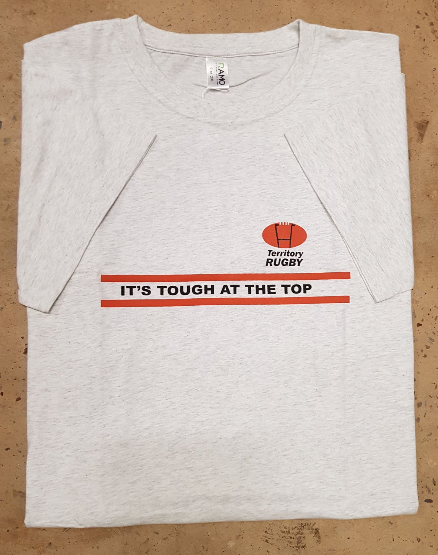 Rugby Tee-It's tough at the top - The Rugby Shop Darwin