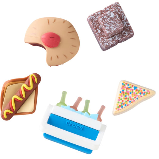 Jibbitz Australian Foods - 5 pack