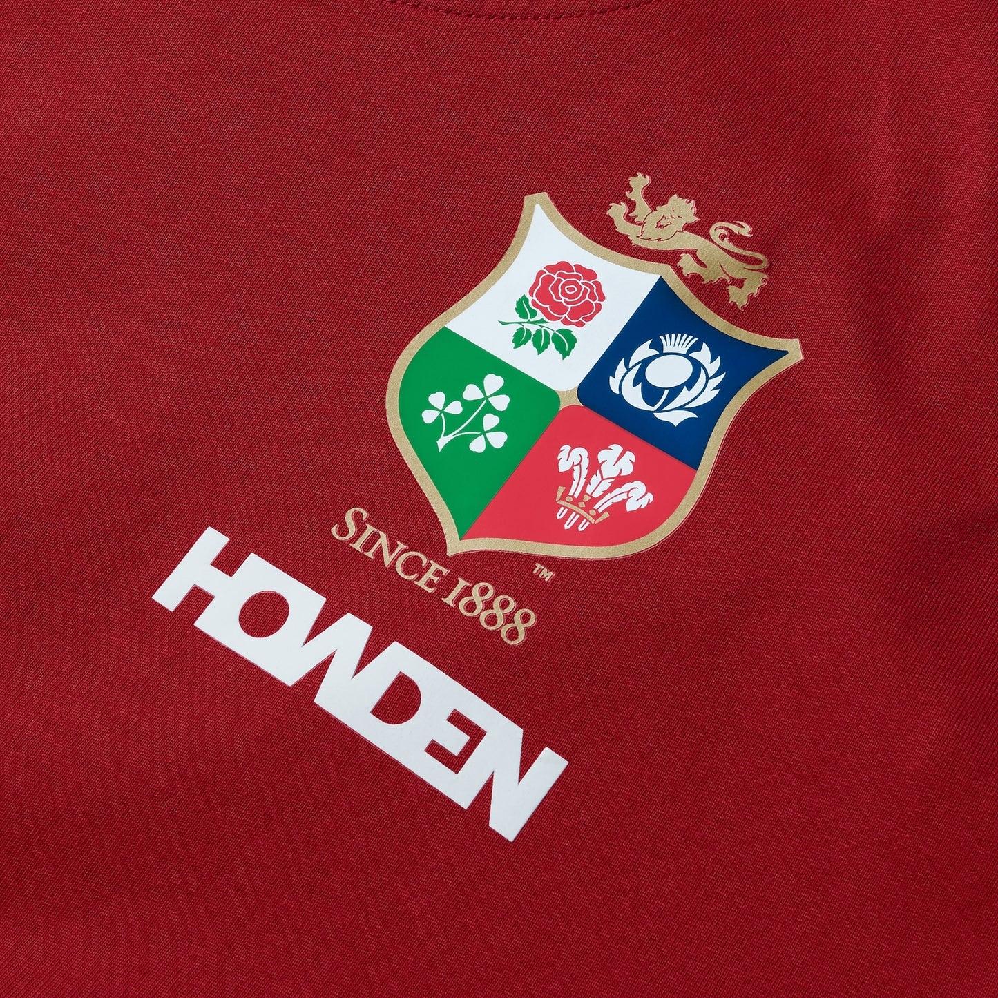 British Lions Tour Cotton Tee - red dahlia