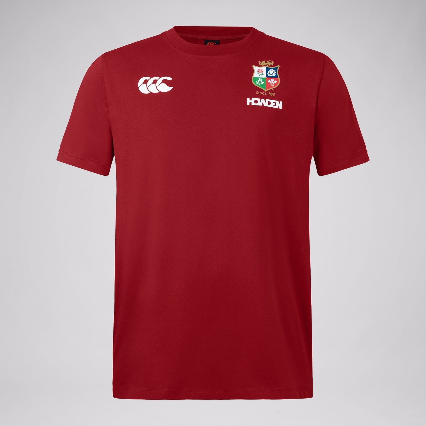 British Lions Tour Cotton Tee - red dahlia