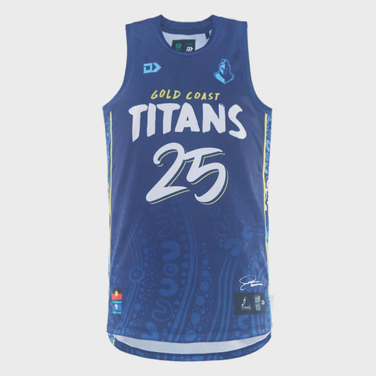 Titans Indigenous Basketball Singlet 2025