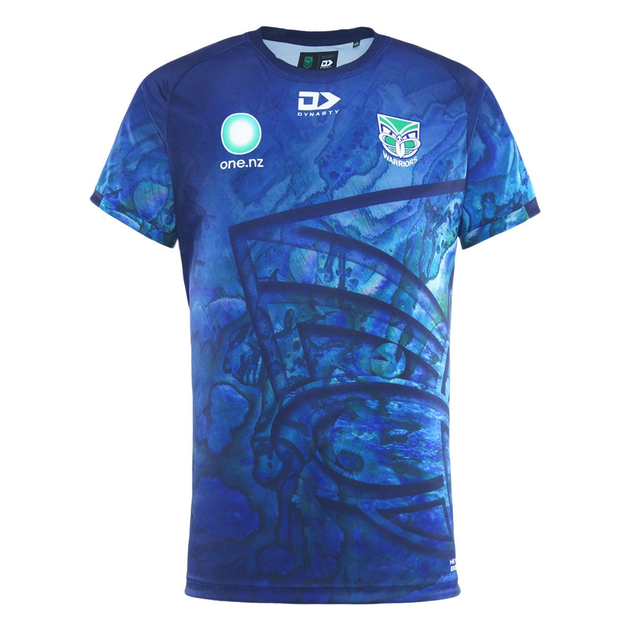 Warriors Warm Up Tee 2025 - paua