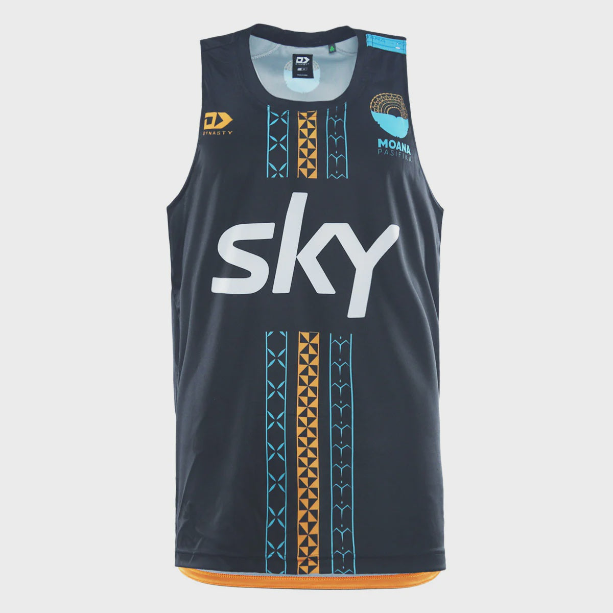 Moana Pasifika Training Singlet 2026 - black