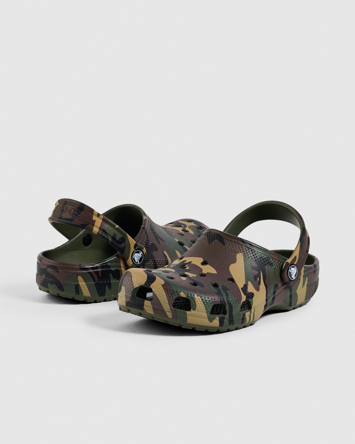 Classic Camouflage Kids Clog - army green/multi