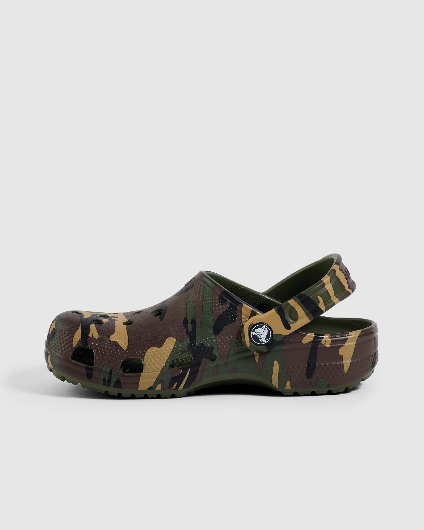 Classic Camouflage Kids Clog - army green/multi