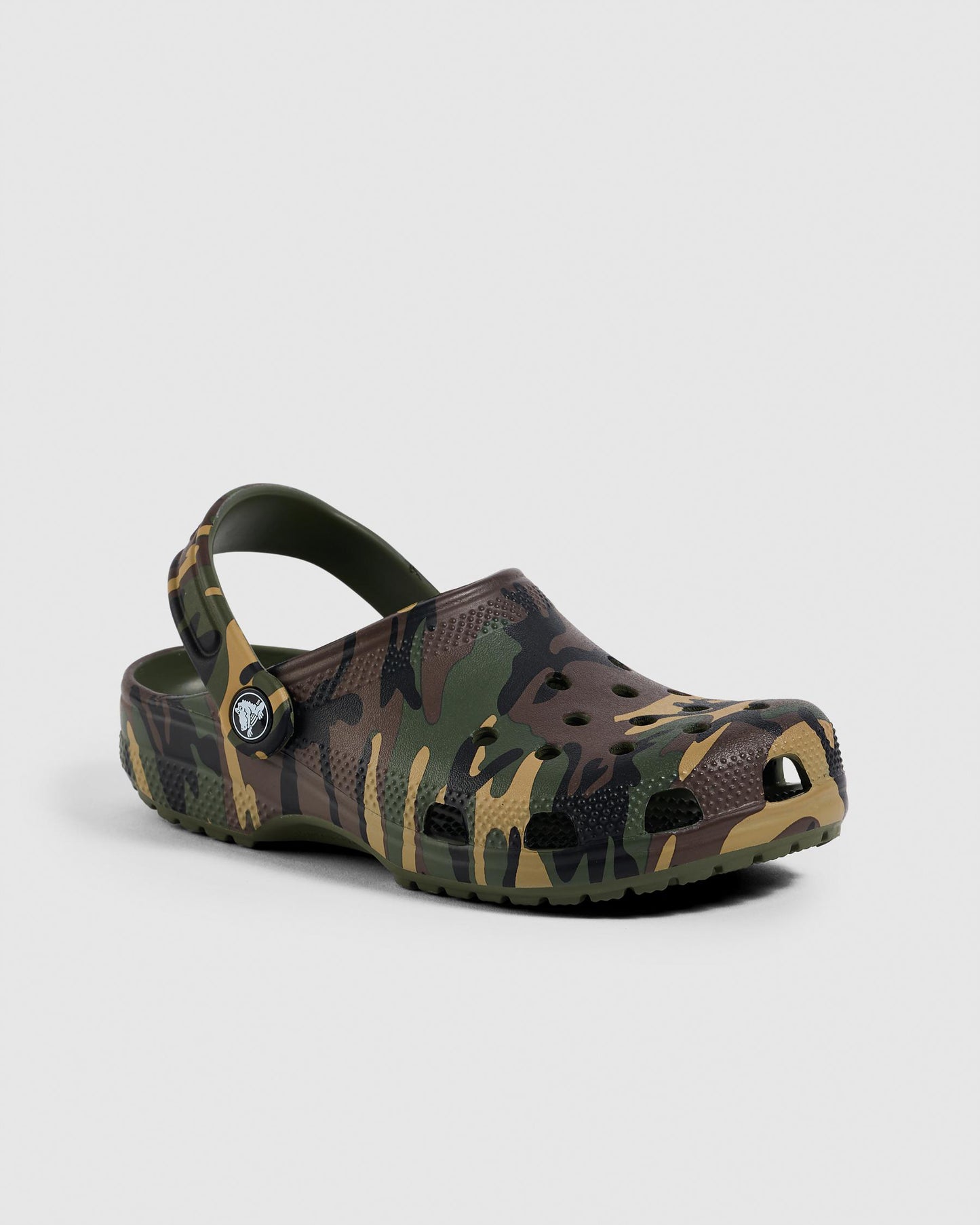 Classic Camouflage Kids Clog - army green/multi