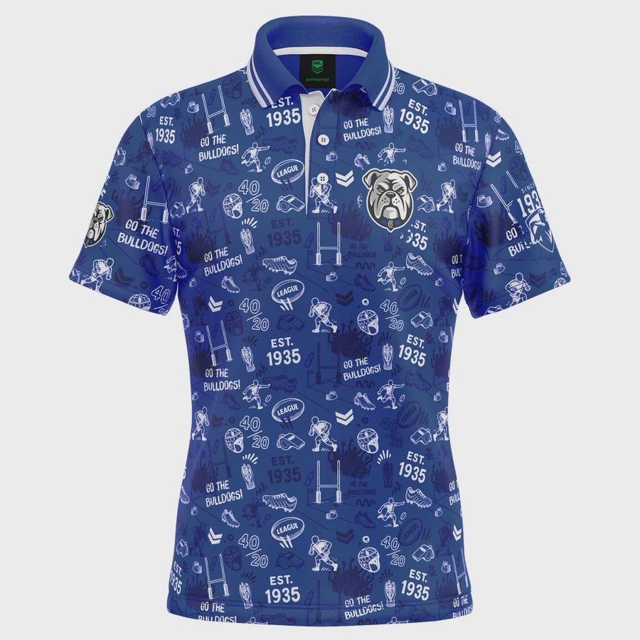 Bulldogs Scrambler Gold Polo