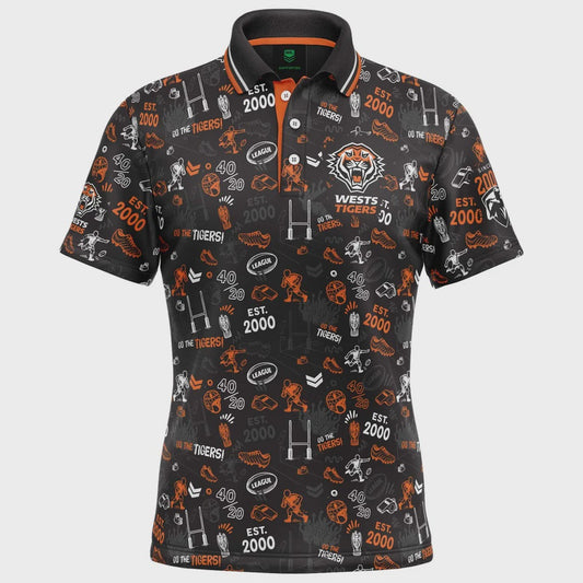 West Tigers Scrambler Golf Polo