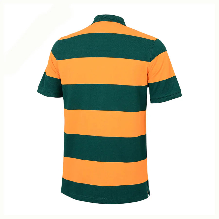 Wallabies Striped Polo - green/gold
