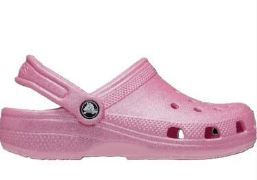 Classic Glitter Clog Kids - pink tweed