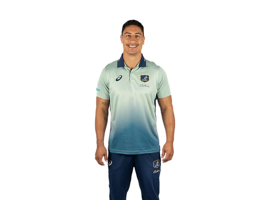 Wallabies Training Polo 2024 - light celadon