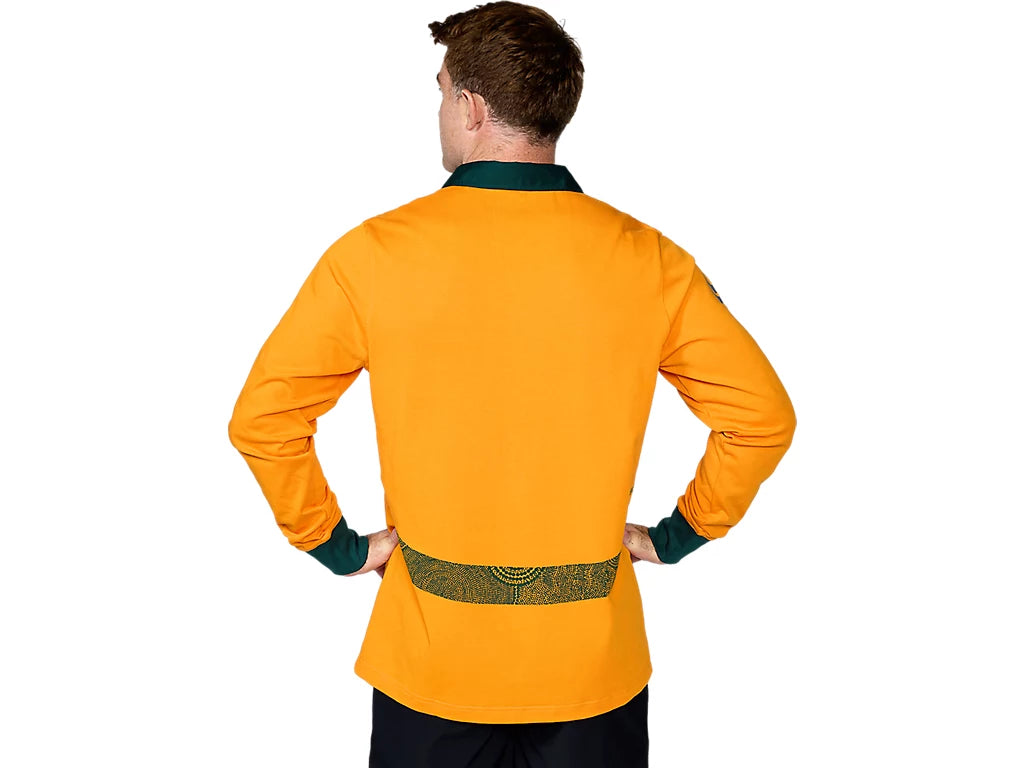 Wallabies Traditional Home Long Sleeved Jersey 2025