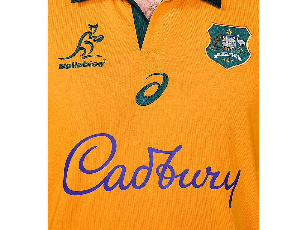 Wallabies Traditional Home Long Sleeved Jersey 2025