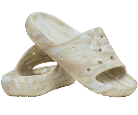 Classic Marbled Slide - bone/multi