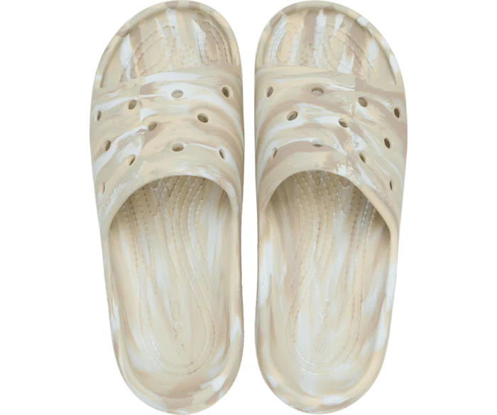 Classic Marbled Slide - bone/multi